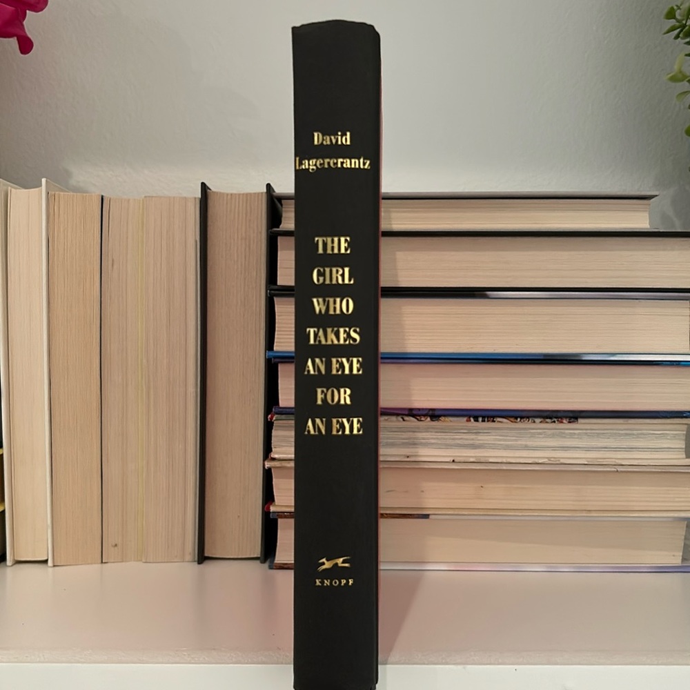The Girl Who Takes an Eye for an Eye - David Lagercrantz, used book